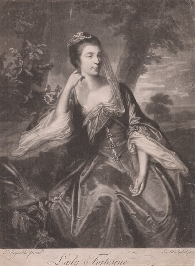 Pani Fortescue autorstwa James McArdell