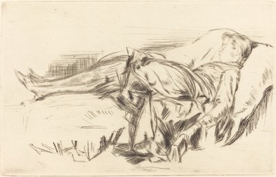 Dziecko na kanapie, nr 2 autorstwa James Abbott McNeill Whistler
