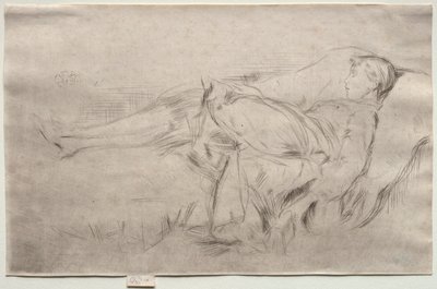 Dziecko na kanapie, nr 2 autorstwa James McNeill Whistler