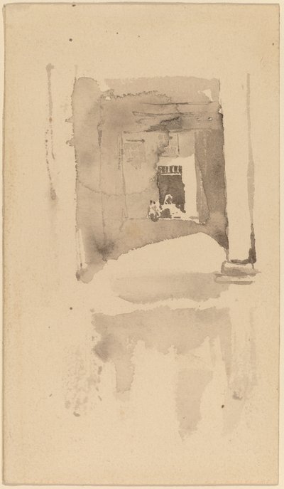 Drzwi w Ajaccio autorstwa James Abbott McNeill Whistler
