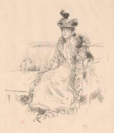 Siedząca Pani autorstwa James Abbott McNeill Whistler