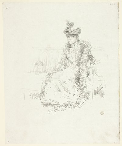Siedząca Pani autorstwa James Abbott McNeill Whistler
