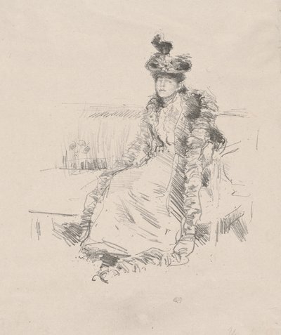 Siedząca Pani autorstwa James Abbott McNeill Whistler