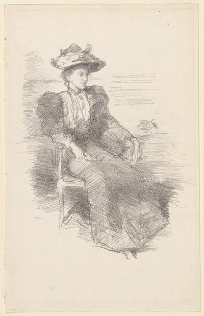 Portret: Mildred Howells autorstwa James Abbott McNeill Whistler