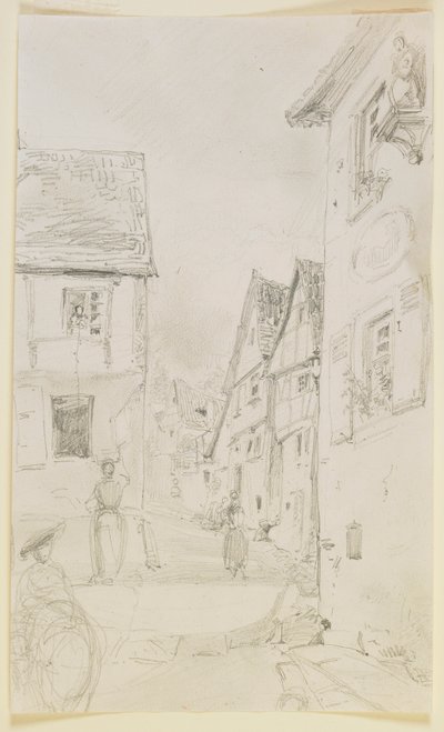 Scena uliczna autorstwa James Abbott McNeill Whistler