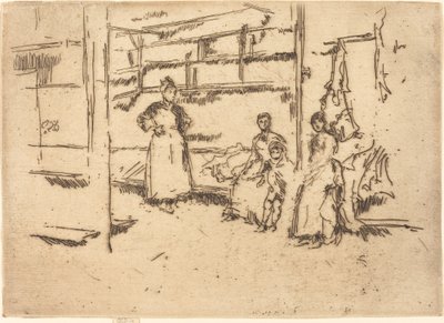 Po sprzedaży, Hounsditch autorstwa James Abbott McNeill Whistler