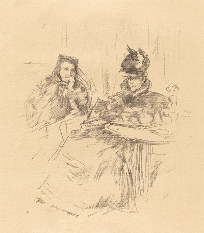 Popołudniowa herbata autorstwa James Abbott McNeill Whistler