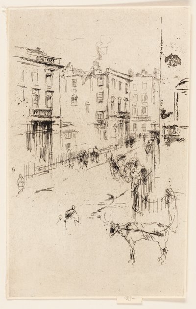 Ulica Alderneya autorstwa James Abbott McNeill Whistler