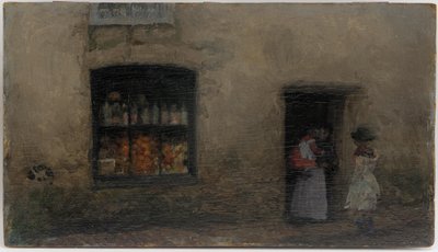 Pomarańczowa nuta: słodki sklep autorstwa James Abbott McNeill Whistler