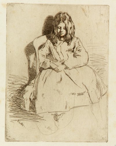 Annie, siedząca autorstwa James Abbott McNeill Whistler