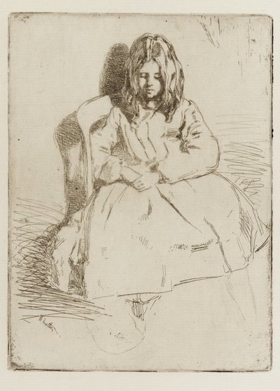 Annie, siedząca autorstwa James Abbott McNeill Whistler