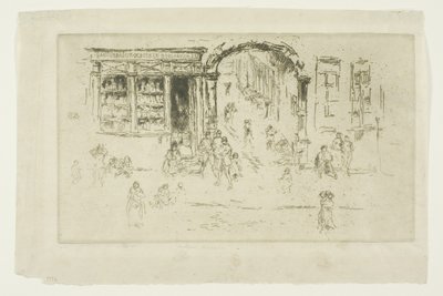 Brama, Bruksela autorstwa James Abbott McNeill Whistler