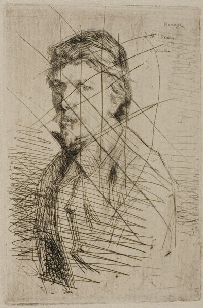 Auguste Delâtre, drukarz autorstwa James McNeill Whistler