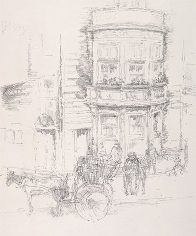 Tył teatru Gaiety autorstwa James McNeill Whistler