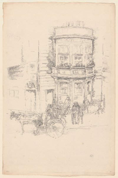 Tył Teatru Gaiety autorstwa James Abbott McNeill Whistler