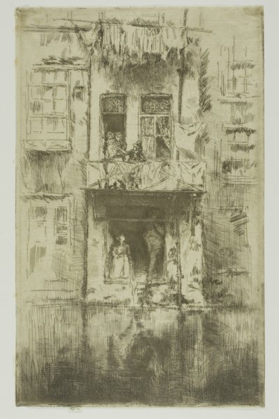 Balkon, Amsterdam autorstwa James Abbott McNeill Whistler