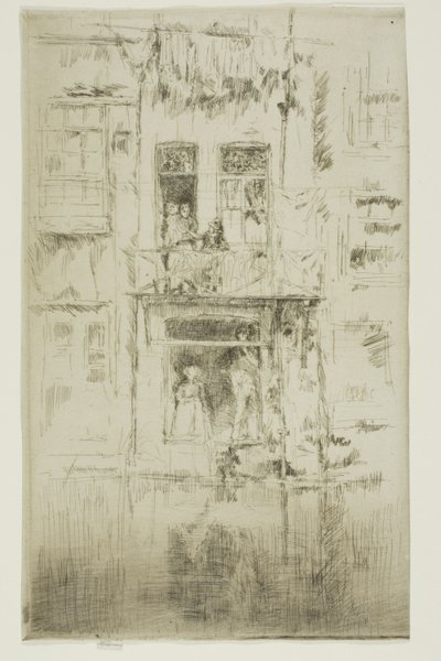 Balkon, Amsterdam autorstwa James Abbott McNeill Whistler