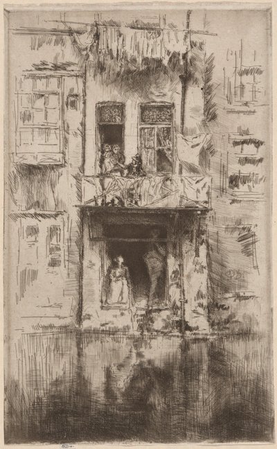 Balkon, Amsterdam autorstwa James Abbott McNeill Whistler