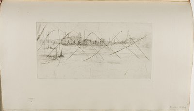 Battersea: Wczesny poranek autorstwa James Abbott McNeill Whistler
