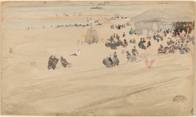 Scena na plaży autorstwa James Abbott McNeill Whistler