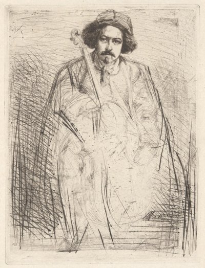 Becquet (Skrzypek), z autorstwa James Abbott McNeill Whistler