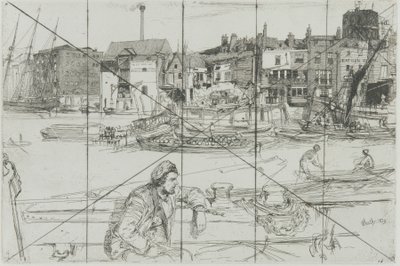 Nabrzeże Czarnego Lwa autorstwa James Abbott McNeill Whistler