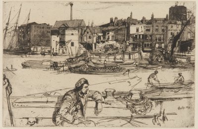 Nabrzeże Czarnego Lwa autorstwa James Abbott McNeill Whistler
