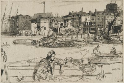 Nabrzeże Czarnego Lwa autorstwa James Abbott McNeill Whistler