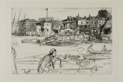 Nabrzeże Czarnego Lwa autorstwa James Abbott McNeill Whistler