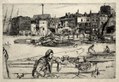 Nabrzeże Czarnego Lwa autorstwa James McNeill Whistler