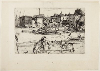 Nabrzeże Czarnego Lwa autorstwa James McNeill Whistler