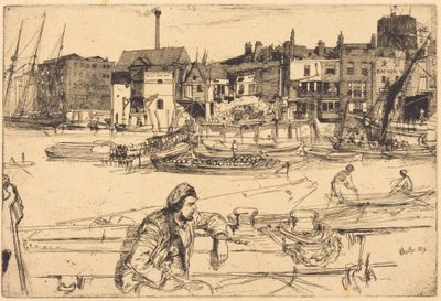 Nabrzeże Czarnego Lwa autorstwa James McNeill Whistler