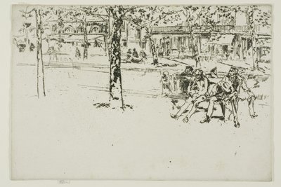 Boulevard Poissonniere, Paryż autorstwa James McNeill Whistler