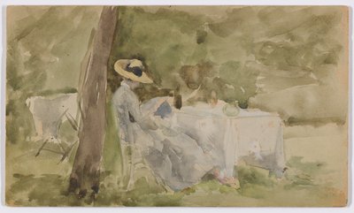Śniadanie w ogrodzie autorstwa James Abbott McNeill Whistler