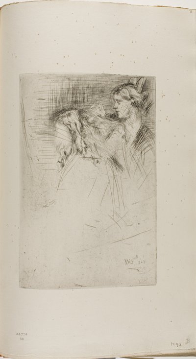 Szczotkowanie włosów autorstwa James Abbott McNeill Whistler