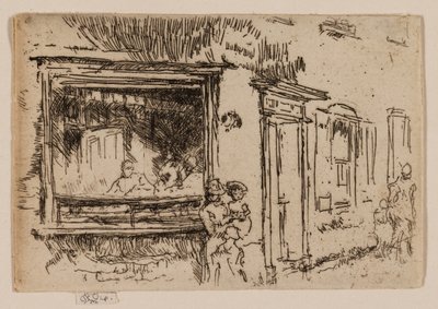 Sklep mięsny, Sandwich, Kent autorstwa James McNeill Whistler
