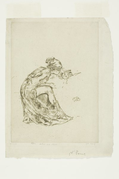 Kamea nr 1 (Matka i Dziecko) autorstwa James Abbott McNeill Whistler