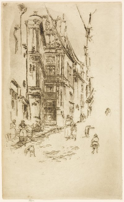 Kancelaria, Loches autorstwa James Abbott McNeill Whistler