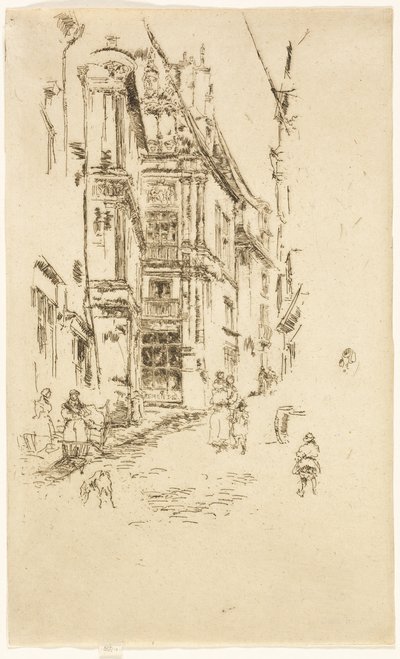 Kancelaria, Loches autorstwa James McNeill Whistler