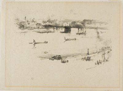 Most kolejowy Charing Cross autorstwa James Abbott McNeill Whistler