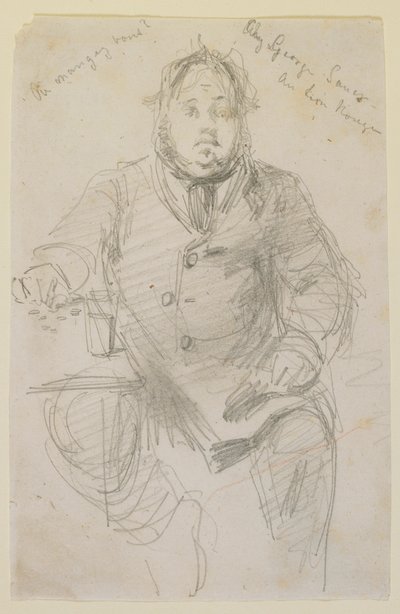 Chez George Sauer w Lion Rouge autorstwa James Abbott McNeill Whistler