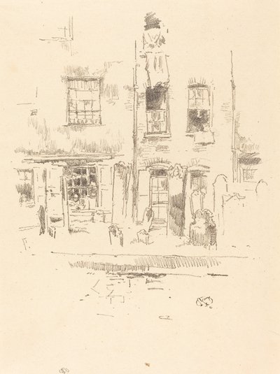 Cmentarz autorstwa James Abbott McNeill Whistler