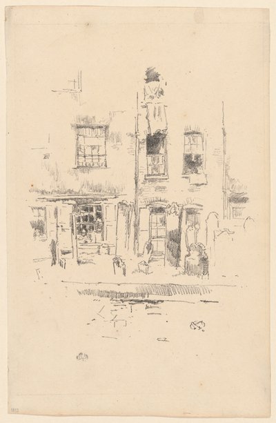 Cmentarz autorstwa James Abbott McNeill Whistler