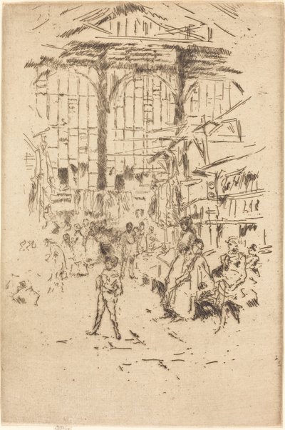 Wymiana ubrań, nr II autorstwa James Abbott McNeill Whistler