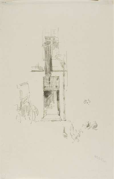 Koguty i Kury, Hôtel Colbert autorstwa James McNeill Whistler