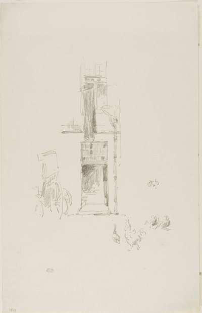 Koguty i Kury, Hôtel Colbert autorstwa James McNeill Whistler