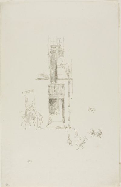 Koguty i Kury, Hôtel Colbert autorstwa James Abbott McNeill Whistler