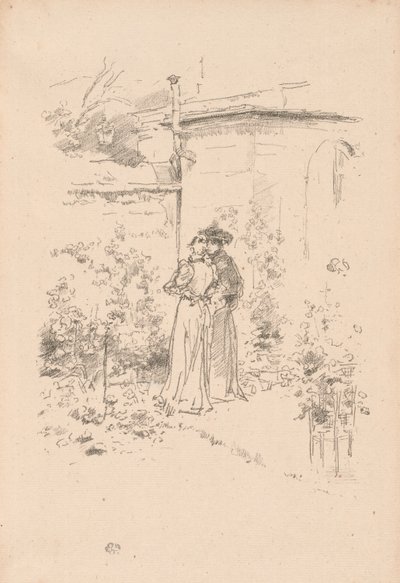 Zaufanie w ogrodzie autorstwa James Abbott McNeill Whistler