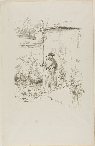 Zaufanie w ogrodzie autorstwa James Abbott McNeill Whistler