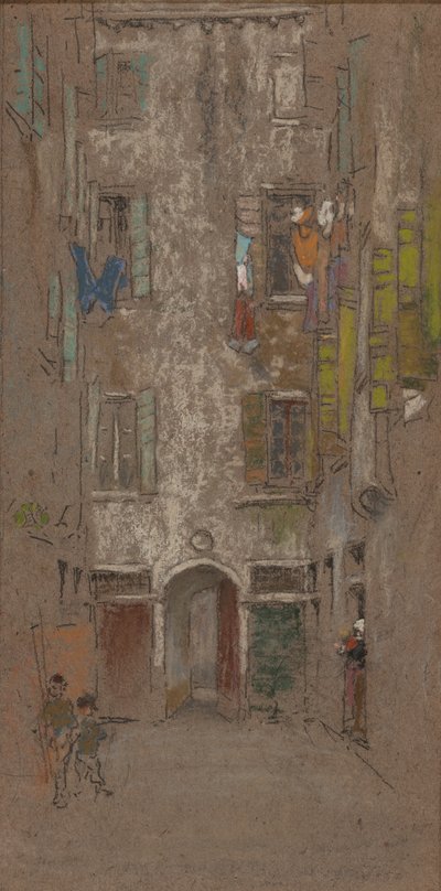 Paradiso Court autorstwa James McNeill Whistler